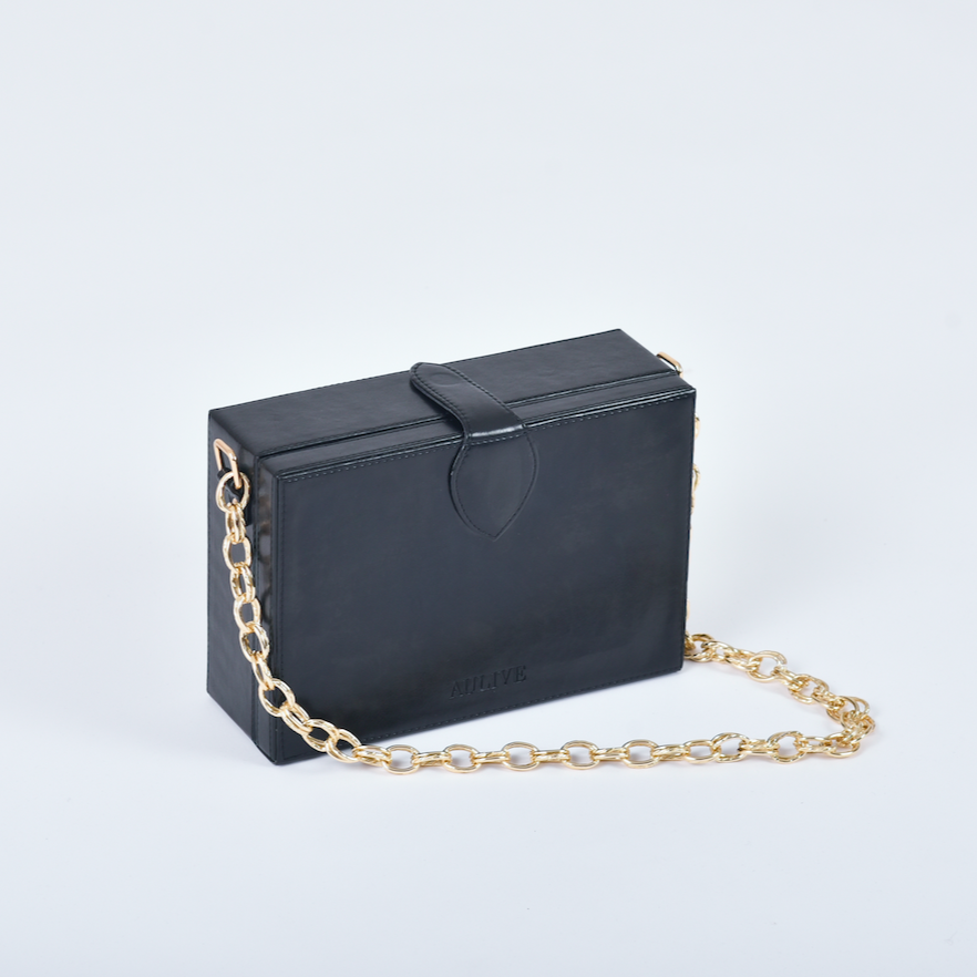 black box handbag